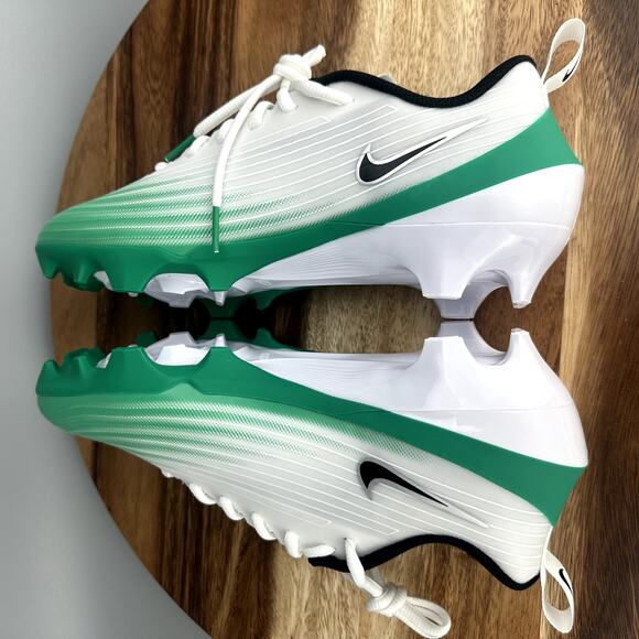 Nike Vapor Speed 3 Football Cleats Men\'s Size 8.5 White Stadium Green HM8849-100 main image 6